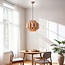 Modern Xylo pendant lamp with a natural wood effect