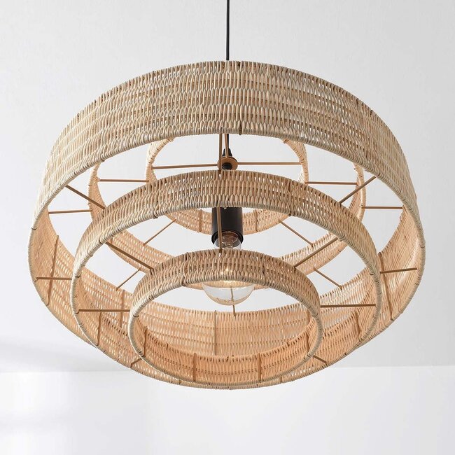pendant light Rope in rattan