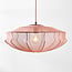 pendant light Feronia with fabric shade - soft pink 45 cm