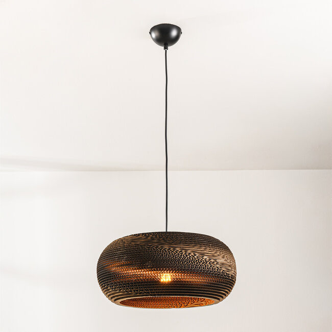Cardboard pendant lamp Kaja