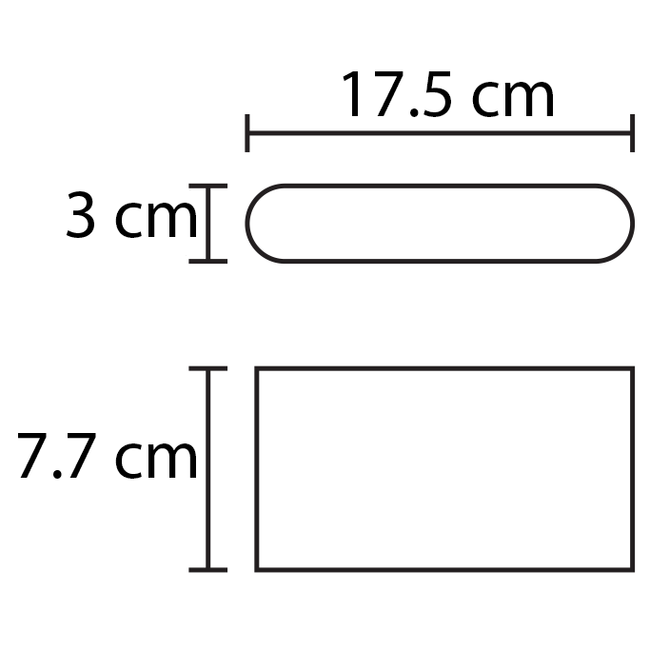 Anthracite bathroom wall light - Kenny