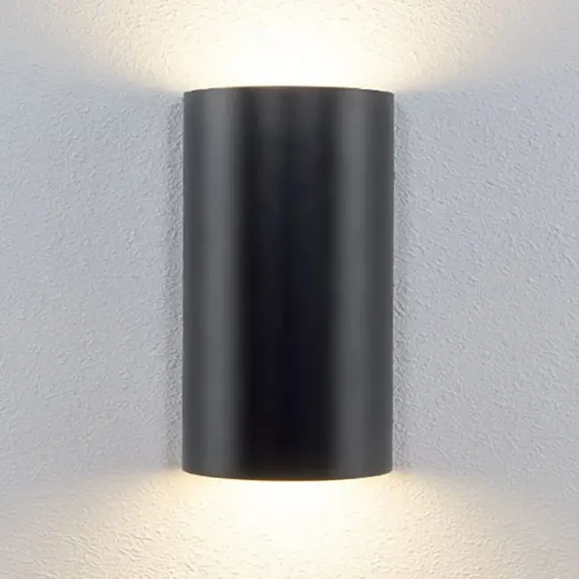 2-light bathroom wall lamp Lila - black