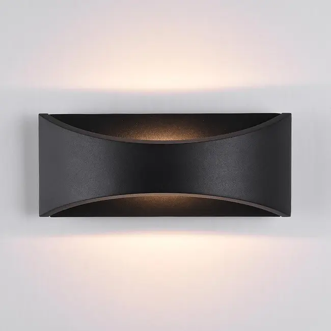 Modern bathroom wall light Bremen - Black