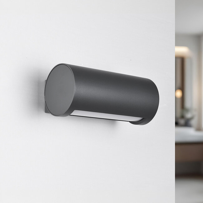 Dark grey bathroom lamp - Willus