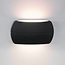 Modern up-down bathroom wall light for bathroom Ruby - Black