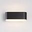 Designer lighting up down black bathroom wall lamp - Cale