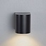 Modern bathroom lamp Nela in black