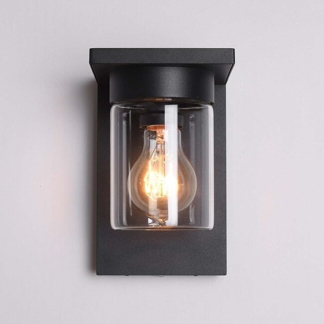 Modern outdoor lamp Aniello with twilight sensor