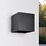 Rechargeable wall light Arden with motion sensor - black