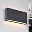 Designer bathroom wall lamp Tommy in anthracite