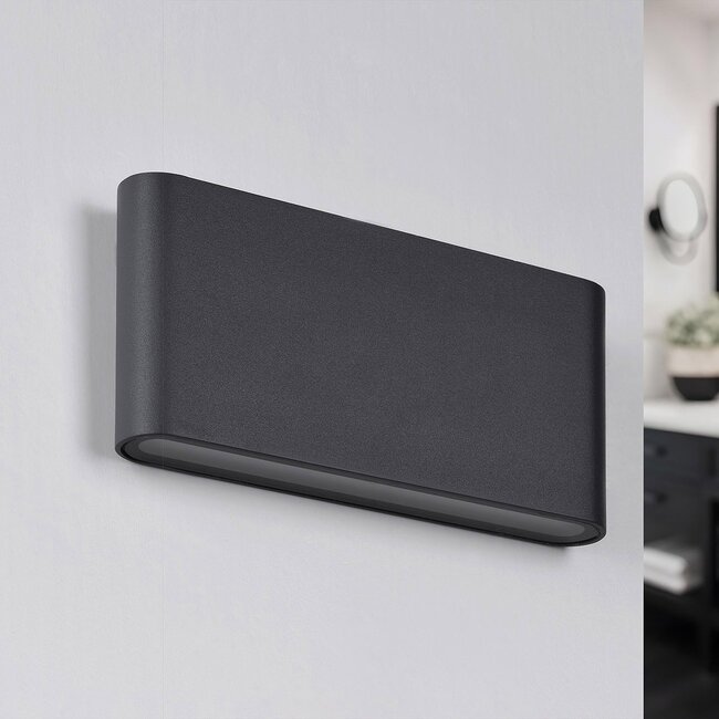 Designer bathroom wall lamp Tommy in anthracite