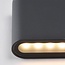 Designer bathroom wall lamp Tommy in anthracite