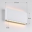 Designer bathroom wall lamp Tommy in white