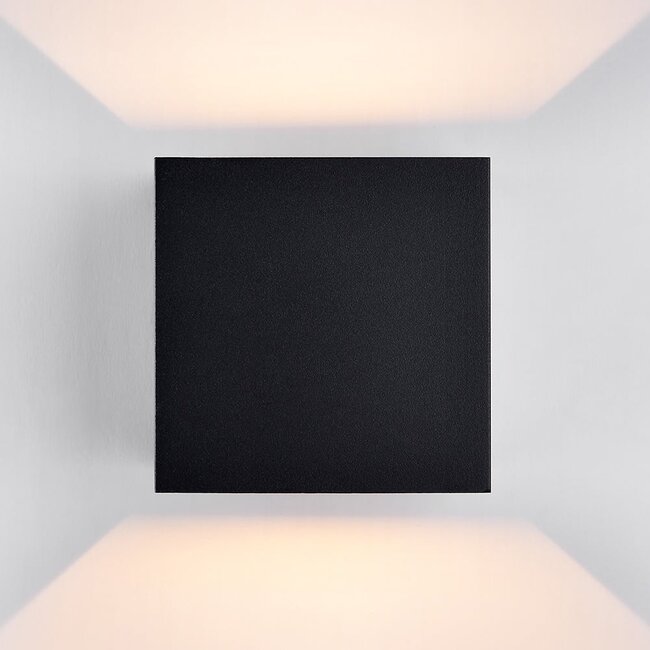 Bathroom wall light Daisy Matt black - Dim-to-warm