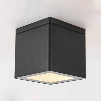 Modern outdoor ceiling spotlight Nello - Black