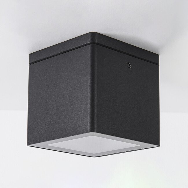 Modern outdoor ceiling spotlight Nello - Black