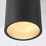Outdoor ceiling spotlights Vanna round - Black