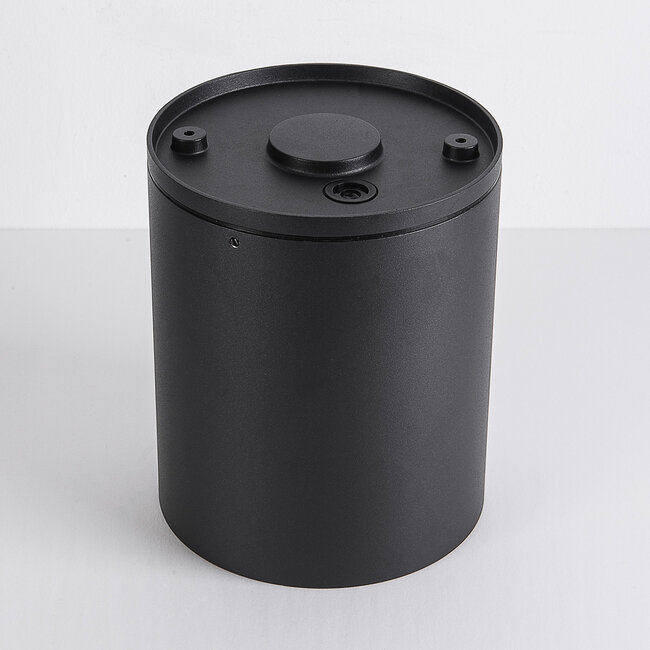 Outdoor ceiling spotlights Vanna round - Black