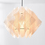 Japandi Ruskea pendant lamp – Black with natural linen