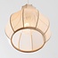 Japandi Senji pendant lamp – 5-light sand taupe with linen shades