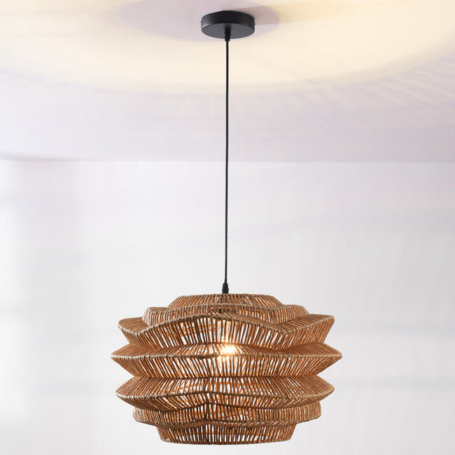 Kanso pendant lamp designer lighting made from naturally woven paper