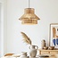 Boho pendant light Ramea in jute rope - natural