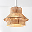 Boho pendant light Ramea in jute rope - natural
