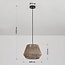 Koton natural cotton rope pendant light