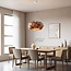 Natural designer Weave pendant lamp in walnut veneer – Ø60 cm