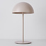 Rechargeable mushroom table lamp Vanta dimmable – beige