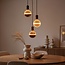 3-light pendant light Illumine black - set with dimmable E27 LED bulbs