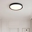 Ceiling light Ricardo with integrated LED and 3-step dimmable Ø51.5 cm - black