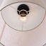Modern ceiling light Linho with round fabric shade