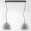 2-light Wabi Sabi pendant light Tura in a cement look