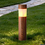 Solar garden spotlights Solora - wood effect
