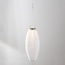 Solar lantern Pyra – solar-powered pendant lamp with white nylon