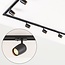 1-phase track system set of 3 metres with Kimi spotlights, black