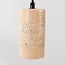 Pendant light Velin with five spotlights in warm travertine look