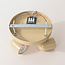 3-light beige ceiling lamp with adjustable spotlights - Caro