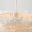 pendant light Floka with soft white feathers
