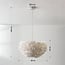Floka Pendant Light with Soft White Feathers