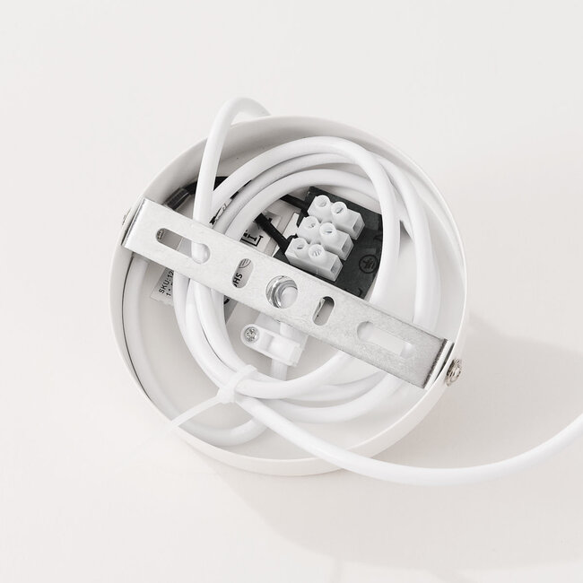 Kaze pendant lamp with double-sided shade - White