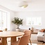 Wabi Sabi ceiling light Kawa with white stone effect - 41 cm