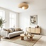 Wabi Sabi ceiling light Kawa with light caramel stone effect - 41 cm