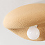 Wabi Sabi ceiling light Kawa with light caramel stone effect - 41 cm