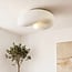 Wabi Sabi ceiling light Kawa with white stone effect - 60 cm