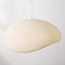 Wabi Sabi pendant light Kawa - sand beige with black-speckled stone effect 60 cm
