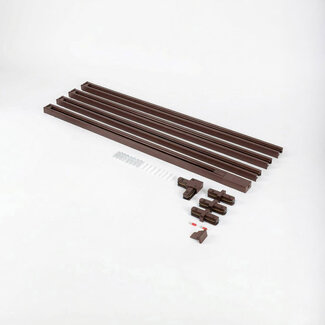 3 metre Starter set for single-phase Track lighting - brown