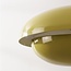 Retro pendant light globeia in glossy khaki green