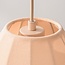 Japandi Fero pendant lamp 4-light with beige linen shades